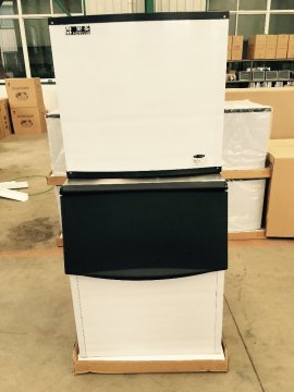 Ice O Matic Cube Ice Cube Maker and Storage Bin 400kg Ice Capacity Bar Cafe