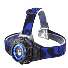 USB Rechargeable Waterproof Zoomable LED Headlamp: 3 Modes & 90 Rotation for Emergency Work & Searching