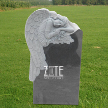 European Monument Hand Carved marble angel headstones
