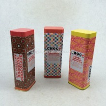 rectangle airtight design chocolate packing tin