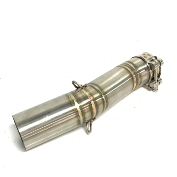 2008-2010 GSX-R 600/750 51mm 304 Stainless Steel Exhaust Middle Link Pipe for Modification