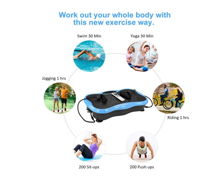 Vibration Machine Exercise Machines Vibrating Plate Platform Body Shaper Fitness