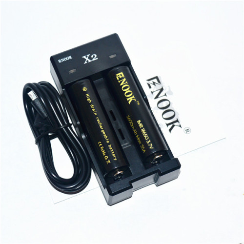 Enook X2 USB 18650 battery charger