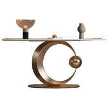 Luxury Metal Console Table - Modern Hallway Entry Table for Sale in Foshan Factory