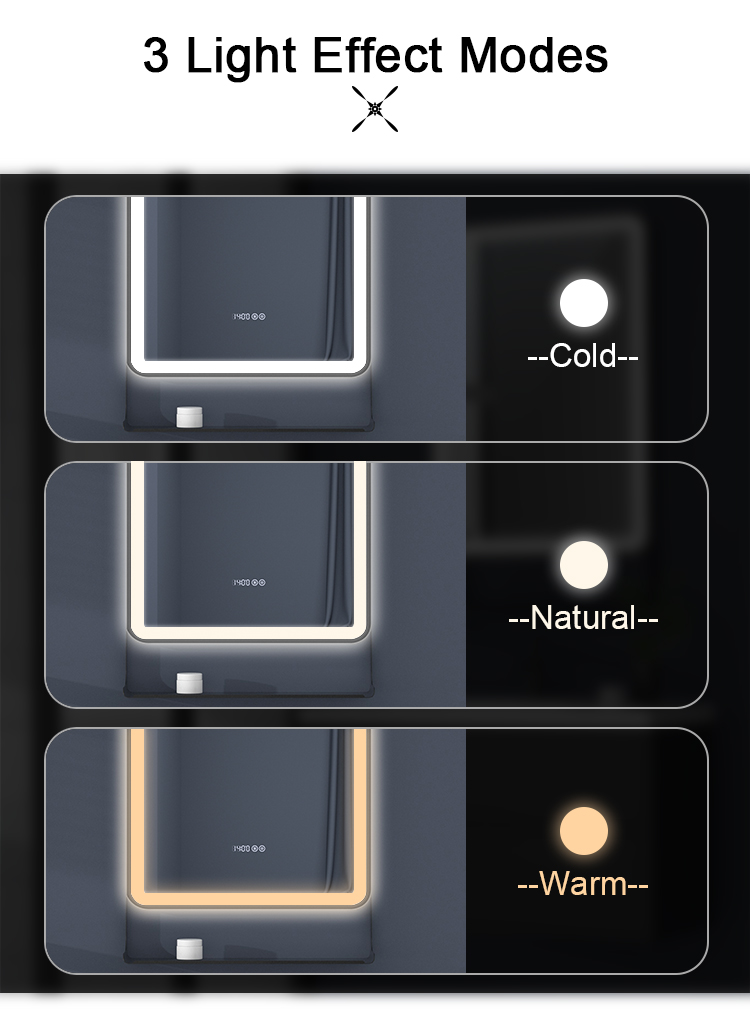 Rectangle Bathroom Mirror with Light Rectangle Bathroom Mirror with Light