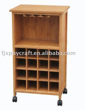 Wooden wine cabinet