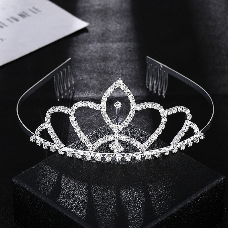 Hot Sell Crystal Wedding Hair Jewelry Tiara Crown Combs