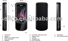 Nokia 8600 Luna/Nokia 8800 Sirocco Gold-in stock