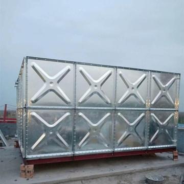 Elevated Water Tank Galvanized Steel Water Sectional Tank
