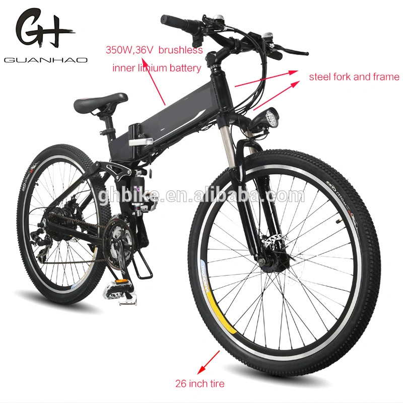 26 Inch 350W 36V Folding Electric Bicycle