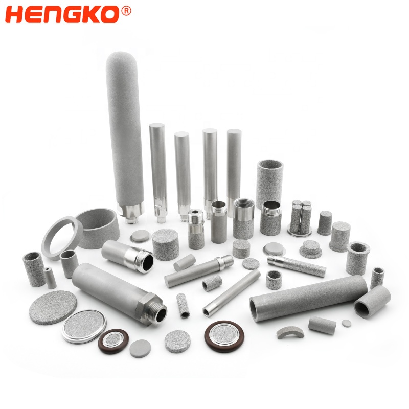 HENGKO direct sales 0.2 10 20 micron sintering stainless steel  metal SS 304/316L  porosity filter for liquid filtration system