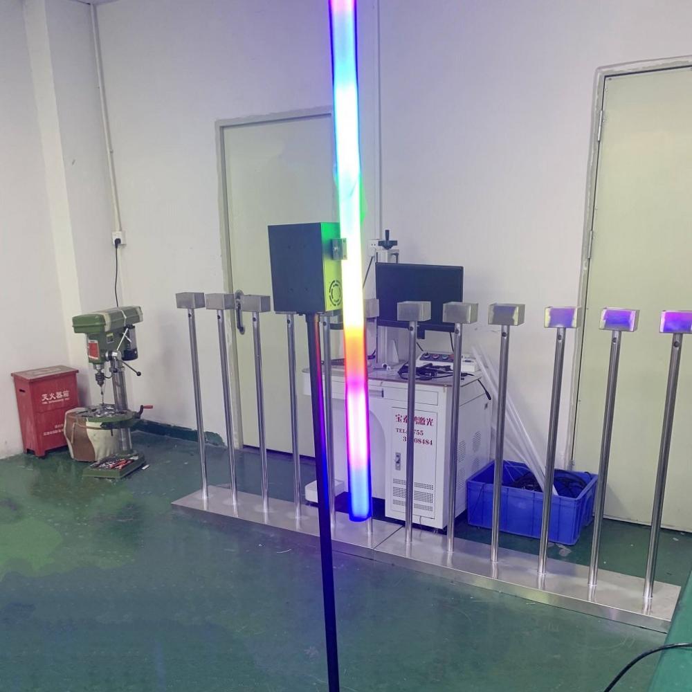 LED VIDEO-STAGE LAKING ROTATING 3D TUBE LIGHT