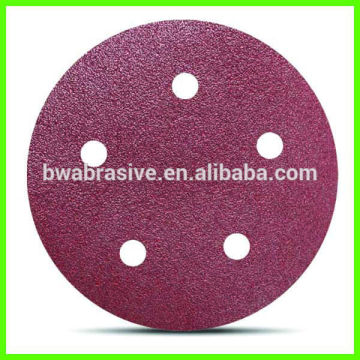 aluminum oxide Abrasive Sanding hook and loop disc