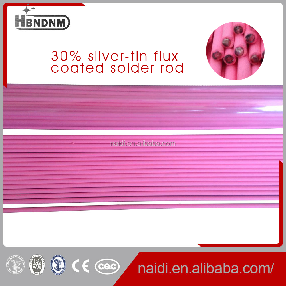 flux coated 30% silver brazing electrode for repair of knives