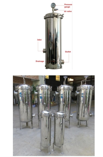 Stainless steel cartridge filter