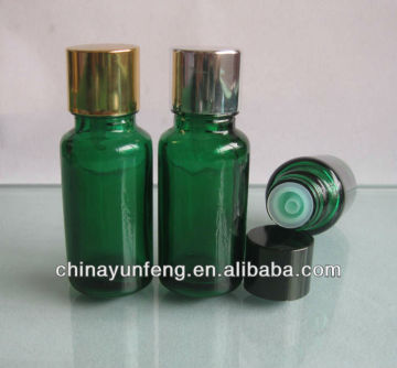 15ml green glass cosmetic bottles