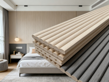 Curved MDF Flexible Wall Panel Modern Architectural Feature