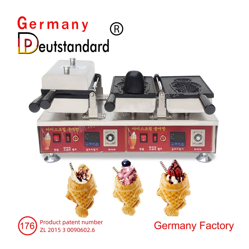 Commercial machines Taiyaki ice cream maker machine with stainless steel