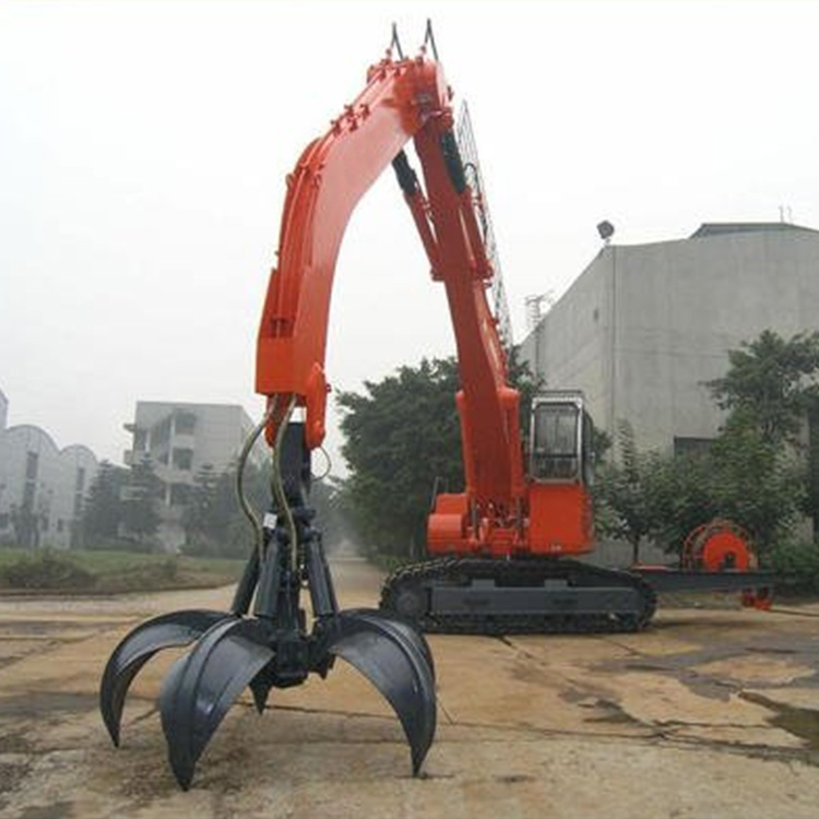 Hydraulic excavator grab discount price 360 rotating mechanical stone grab for excavator with construction work