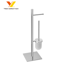 Stainless Steel Toilet Brush and Roll Paper Holder