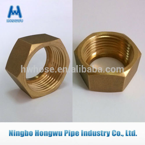 DN20 HEX head nut pipe brass fitting