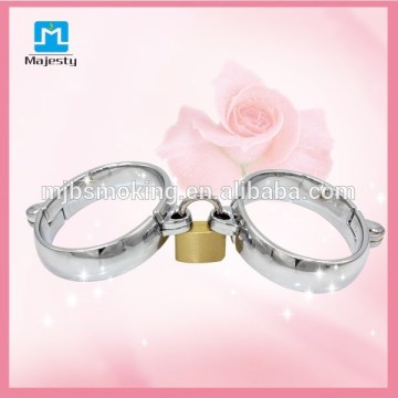 Wholesale Stainless Steel sex adult handcuffs hinged handcuffs handcuffs police