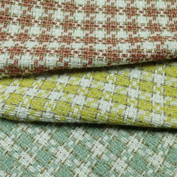 Boucle fashion Houndstooth checked design fabric