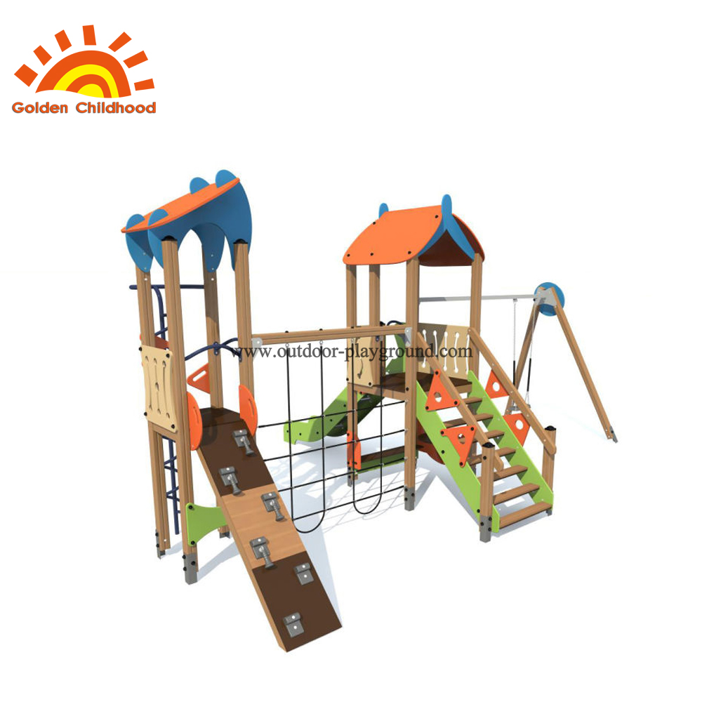 Hpl Climbing Panel Equipment With Swing