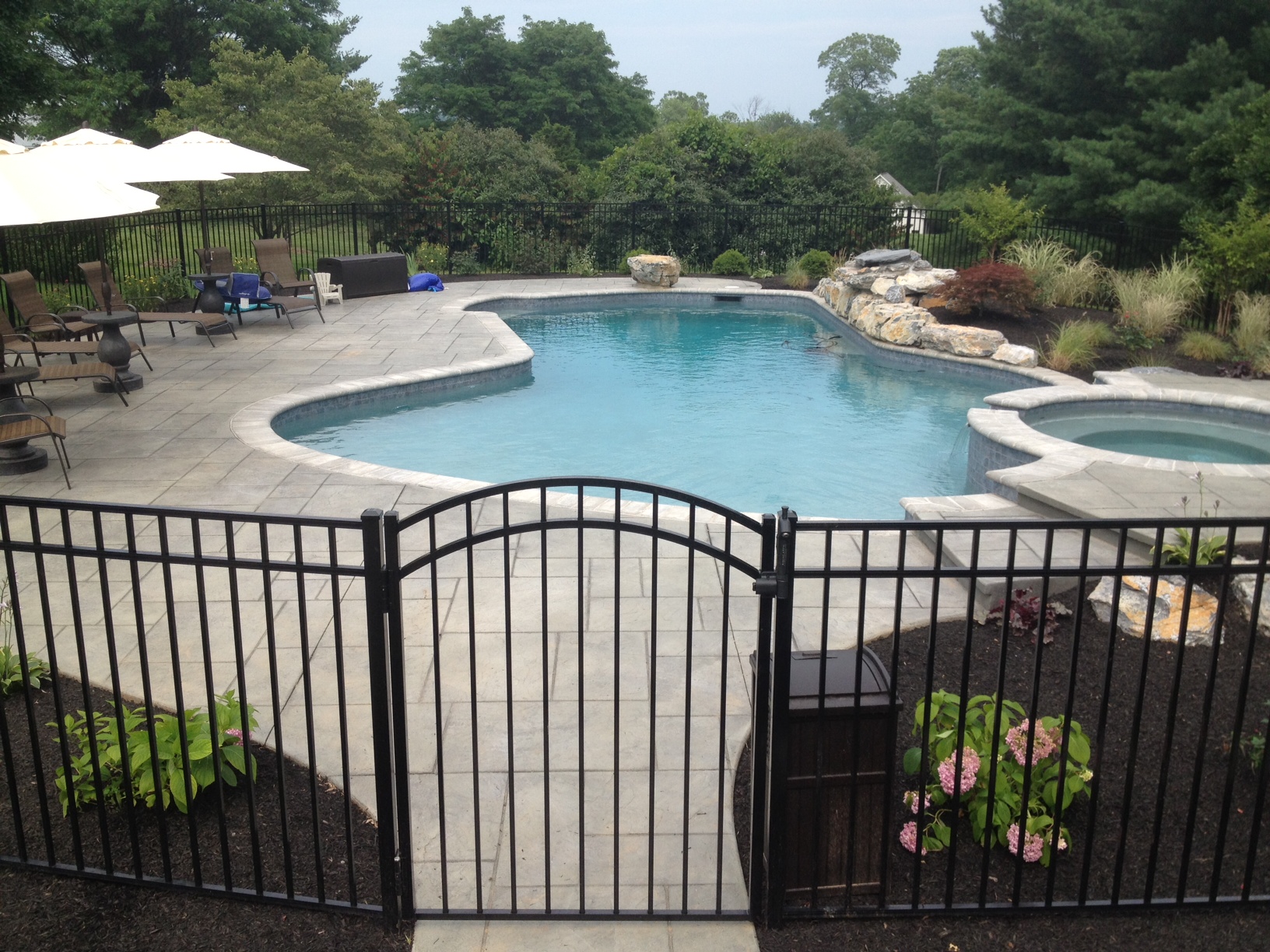 Aluminum Commerical Security Steel Pool Fence Pool fence Pool Security Metal Fence