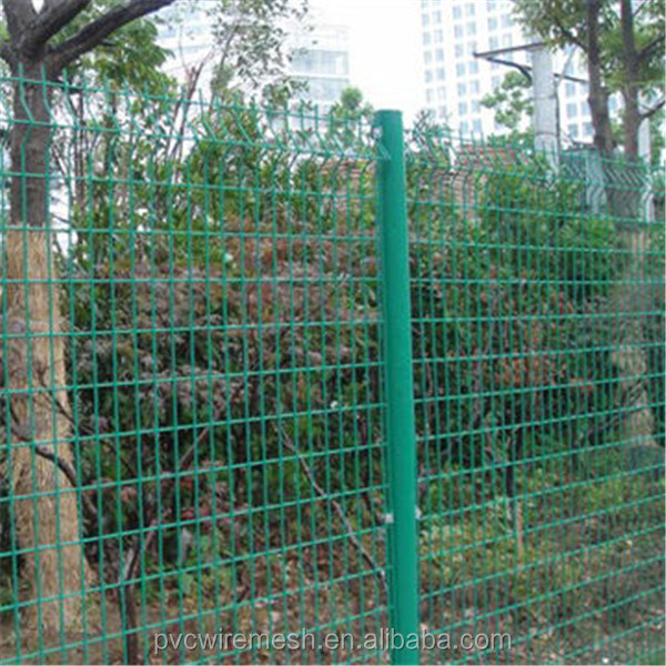 Vinyl Wire Mesh Fence Panels For Welded Euro Fence,Double Wire Mesh Fence Panel