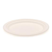 Biodegradable Compostable Fully Degradable Disposable 9 Inch Sugarcane Bagasse Paper Plate
