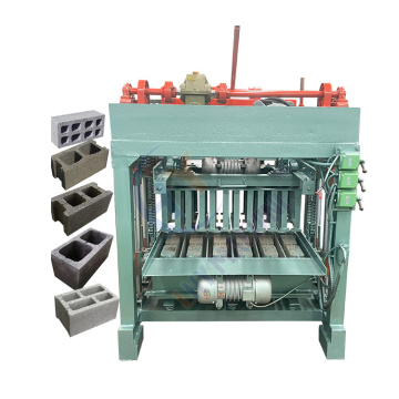 Simple Hallow Block and Low Cost Paving Brick Making Machine with Vibrating Moulding