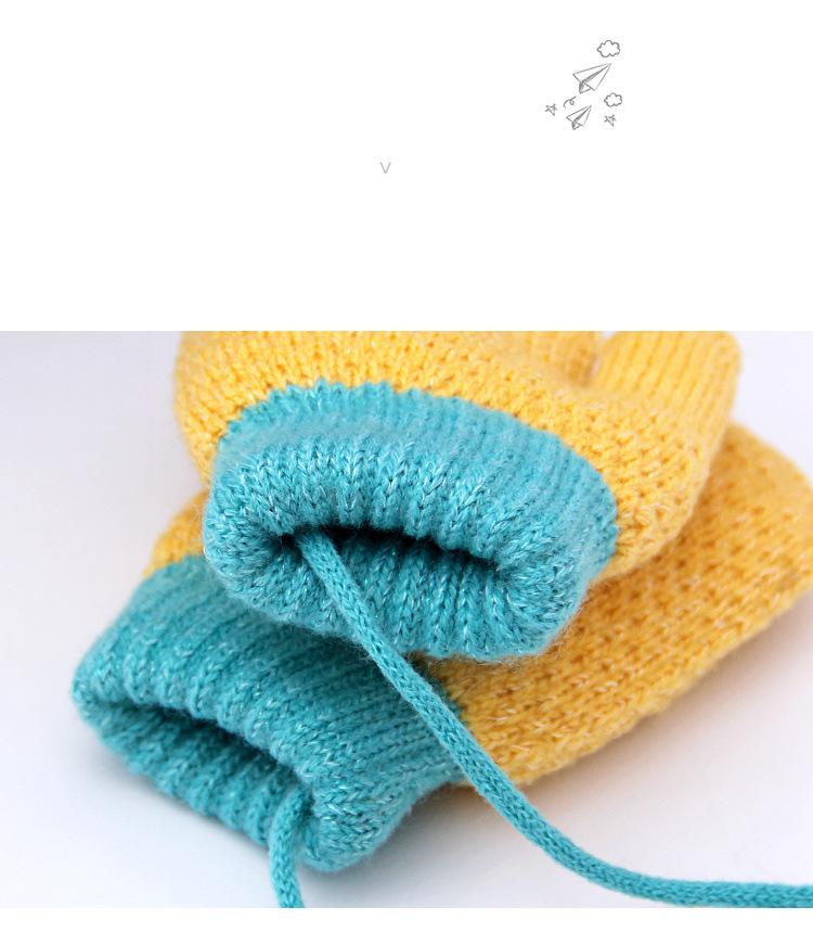 Thick warm children's gloves with fleece for women (1)