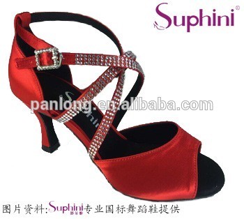 fashionable ankle strap good quality and safty adies latin salsa dance shoes