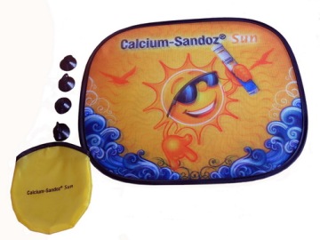 Custom Logo Nylon Mesh Sunshade With Pouch