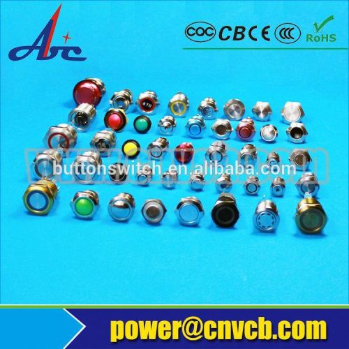 28mm latching Push Button Switch,Light Push Button Switch, Ball Type Push Button Switch