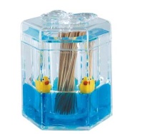 Fancy Liquid Toothpick Holder with Various Floaters