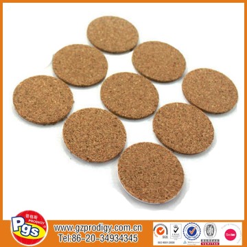 Self Adhesive furniture leg Cork Protection Pads