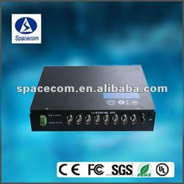 8 Video+1RS485/RS232/RS422 Video optical Multiplexer