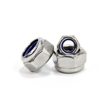 Industrial hexagonal self-locking nuts