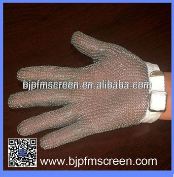 manufacture ring mesh glove stainless steel ring mesh gloves