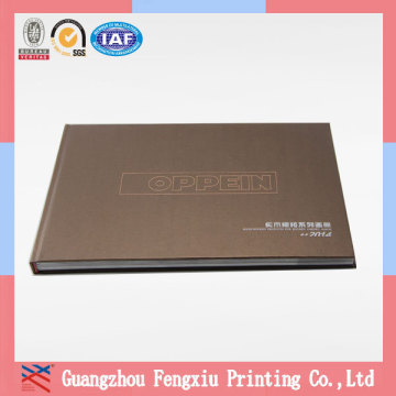 2014 Custom Hot Stamping A5 Full Color Hardcover Book Printing