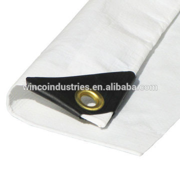 12 Mil Heavy Duty White UV-Resistant Poly Tarps