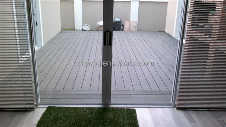 Wood Plastic Composite(wpc) Decking Boards Recycable Wood WPC Engineered Flooring Outdoor Decking PE Film, Wood Panel and Pallet