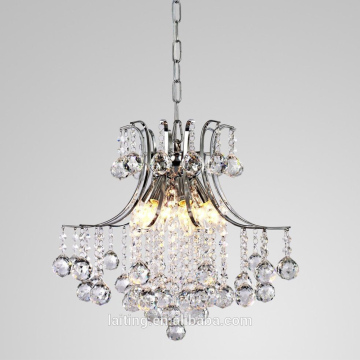 Hot sale iron metal crystal pendant lamps