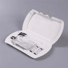 Biodegradable pulp molded shampoo clamshell packaging box