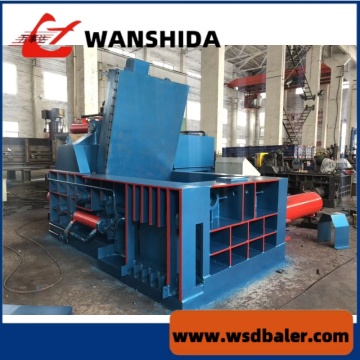 stainless scrap waste metal shavings baler
