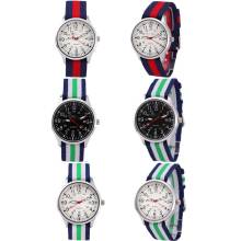 Yxl-470 Vogue Alloy Watch, Haute qualité Charmante en cuir véritable femmes Dw Nato Nylon Strap Watch Ladies