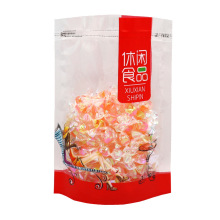 Custom Snack Biscuits Nougat Snowflake Shortbread Sealing Packaging Bag Ziplock Bag