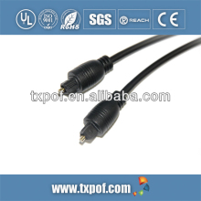 toslink connector of optical fiber cable for audio